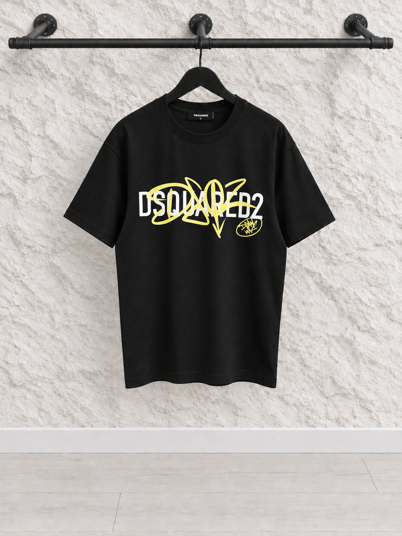 CAMISETA DSQ2 NEGRA