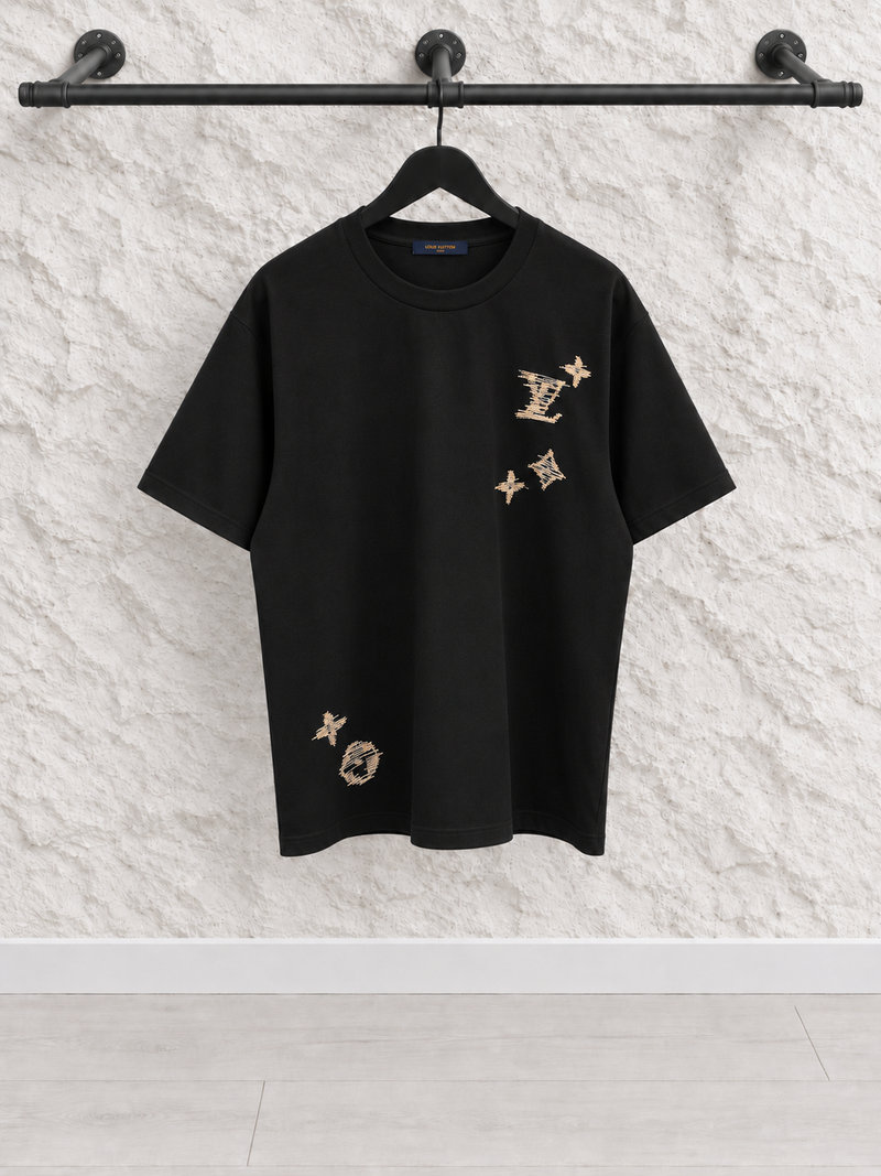 CAMISETA LV NEGRA