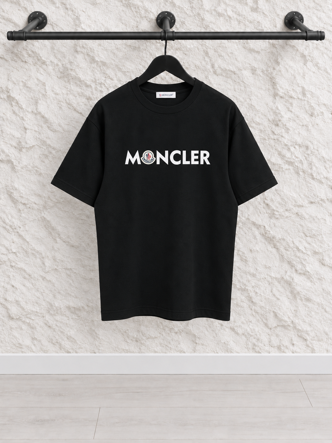 CAMISETA MNCLER NEGRA